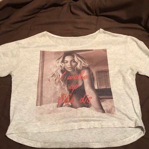 I woke up like dis , Beyoncé crop top